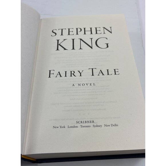 Stephen King "Fairy Tale" Hardcover Novel Scribner 2022 First Edition - Picture 2 of 5